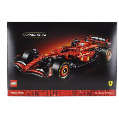 LEGO FERRARI LEGO TECHNIC - F1  SF-24 TEAM SCUDERIA FERRARI SEASON 2024 - 1361 PEZZI - 1361 PCS - RED BLACK