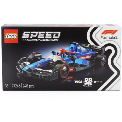 LEGO RACING BULLS LEGO SPEED CHAMPION - F1  VCARB-01 TEAM VISA CASH APP SEASON 2024 - 248 PEZZI - 248 PCS - BLUE BLACK 1/25