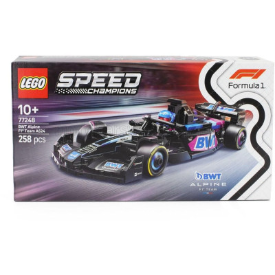 LEGO ALPINE LEGO SPEED CHAMPION - F1  A524 TEAM BWT ALPINE SEASON 2024 - 258 PEZZI - 258 PCS - BLACK BLUE PINK 1/25
