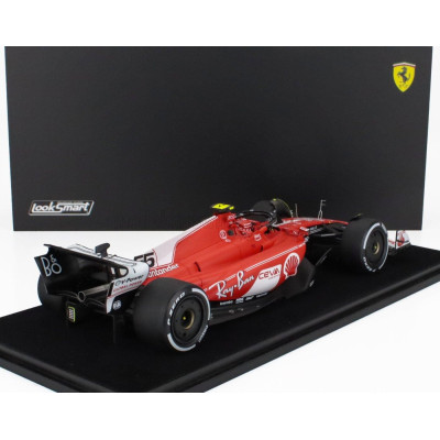 LOOKSMART FERRARI F1  SF-23 TEAM SCUDERIA FERRARI N 55 USA LAS VEGAS GP 2023 CARLOS SAINZ - RED WHITE BLACK 1/18