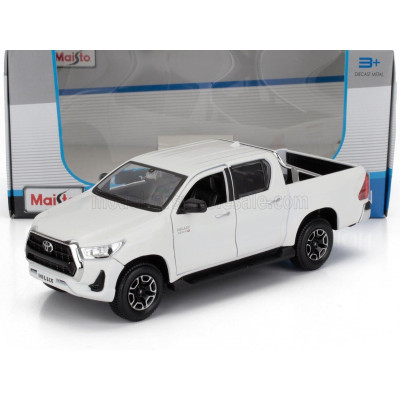 MAISTO TOYOTA HILUX PICK-UP 2021 - WHITE 1/27