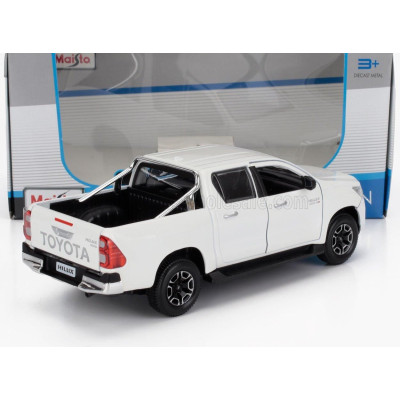 MAISTO TOYOTA HILUX PICK-UP 2021 - WHITE 1/27