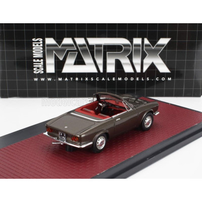 MATRIX SCALE MODELS ALFA ROMEO GIULIA GT CABRIOLET SPIDER PROTOTIPO 1963 - BROWN MET 1/43