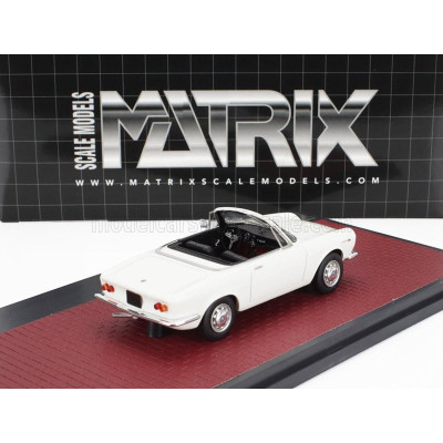 MATRIX SCALE MODELS ALFA ROMEO GIULIA GT CABRIOLET SPIDER PROTOTIPO 1963 - WHITE 1/43
