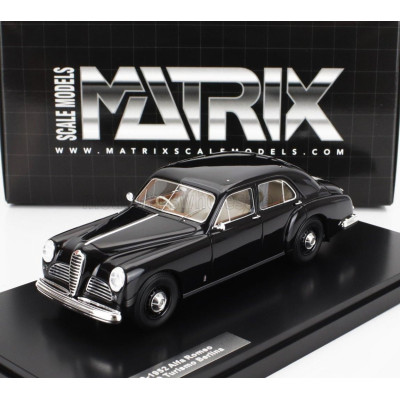 MATRIX SCALE MODELS ALFA ROMEO 6C 2500 TURISMO BERLINA 1950 - BLACK 1/43