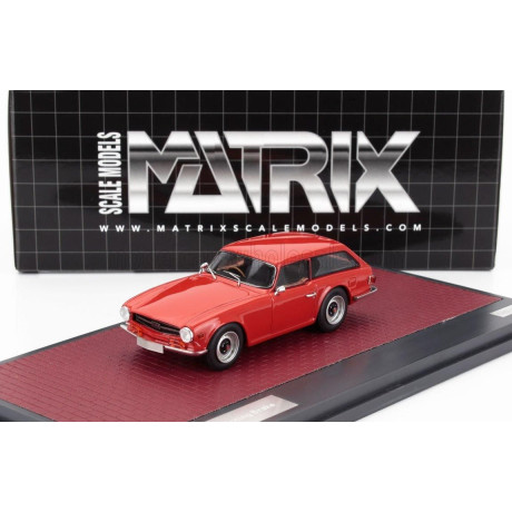 MATRIX SCALE MODELS TRIUMPH TR6 SHOOTING BRAKE SW STATION WAGON 1974 - RED 1/43