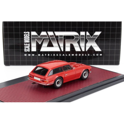 MATRIX SCALE MODELS TRIUMPH TR6 SHOOTING BRAKE SW STATION WAGON 1974 - RED 1/43
