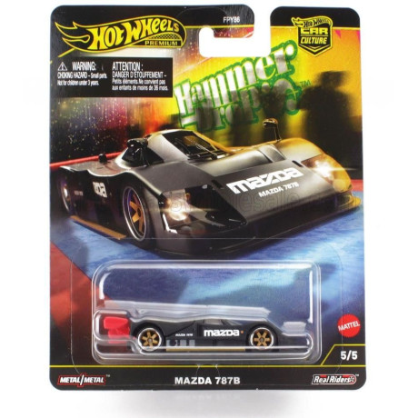 MATTEL HOT WHEELS MAZDA 787B BASE RACING 1991 - BLACK 1/64