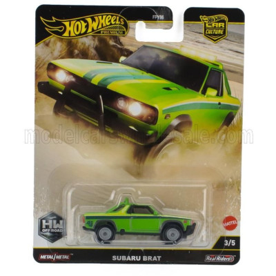 MATTEL HOT WHEELS SUBARU BRAT PICK-UP 1978 - GREEN 1/64