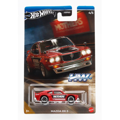 MATTEL HOT WHEELS MAZDA RX-3 CUSTOM 1978 - RED 1/64