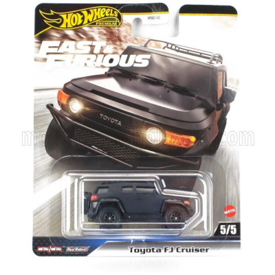 MATTEL HOT WHEELS TOYOTA FJ CRUISER 2018 - FAST & FURIOUS - MATT GREY 1/64