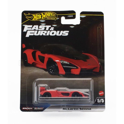 MATTEL HOT WHEELS McLAREN SENNA 2018 - FAST & FURIOUS - RED 1/64