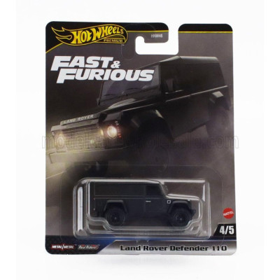 MATTEL HOT WHEELS LAND ROVER DEFENDER 110 2010 - FAST & FURIOUS - BLACK 1/64