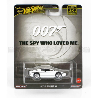 MATTEL HOT WHEELS LOTUS ESPRIT S1 1-SERIES 1977 - 007 JAMES BOND - THE SPY WHO LOVED ME - LA SPIA CHE MI AMAVA - ROGER MOORE - M
