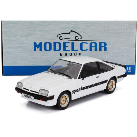 MCG OPEL MANTA B SPORT 1980 - WHITE 1/18