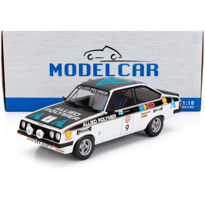 MCG FORD ENGLAND ESCORT MKII RS 2000 N 9 RALLY TOUR OF GREAT BRITAIN 1977 ARI VATANEN - PETER BRYANT - WHITE BLACK 1/18
