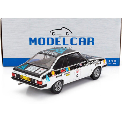 MCG FORD ENGLAND ESCORT MKII RS 2000 N 9 RALLY TOUR OF GREAT BRITAIN 1977 ARI VATANEN - PETER BRYANT - WHITE BLACK 1/18