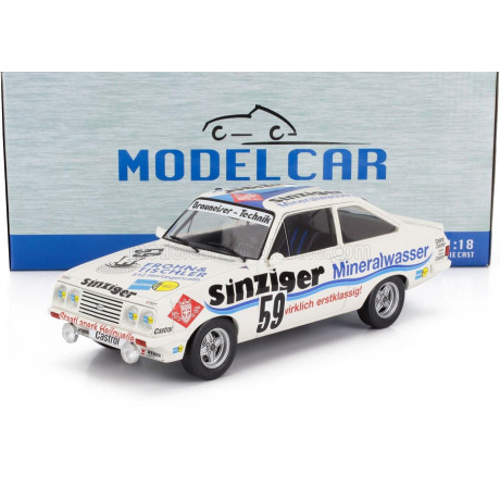 MCG FORD ENGLAND CAPRI MKII RS 2000 SINZINGER LIVERY N 59 24h NURBURGRING 1982 MANTHEY - BROHLING - DAHLEN - WHITE 1/18