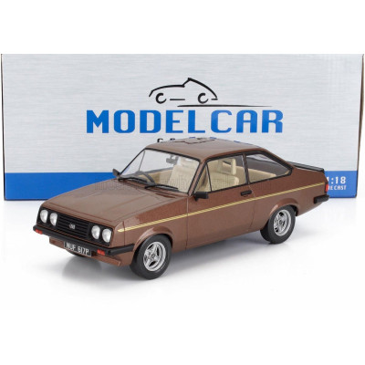 MCG FORD ENGLAND ESCORT MKII RS 2000 1977 - BROWN MET 1/18