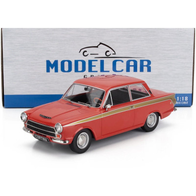 MCG FORD ENGLAND LOTUS CORTINA 1966 - RED GOLD 1/18