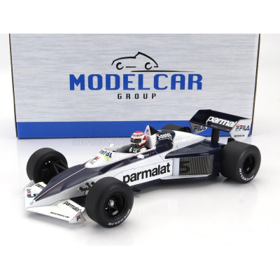 MCG BRABHAM F1  BT52 N 5 WORLD CHAMPION WINNER BRAZILIAN GP 1983 NELSON PIQUET - WHITE BLUE 1/18