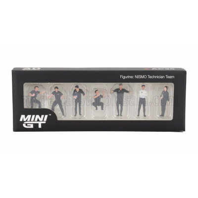 MINI GT ACCESSORIES SET 7X TEAM NISSAN NISMO RACING FIGURES - VARIOUS 1/64