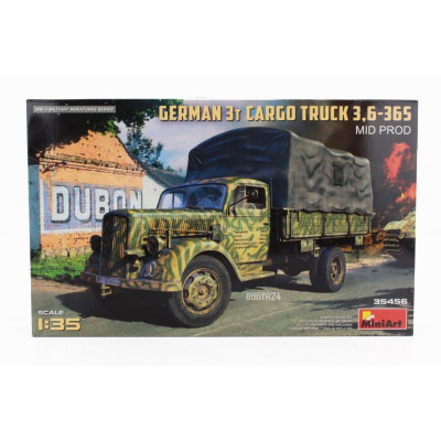 MINIART OPEL BLITZ GERMAN 3T CARGO MILITARY TRUCK 2-ASSI 1952 1/35