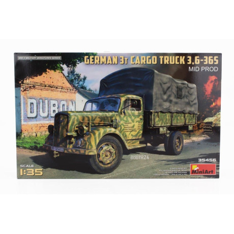 MINIART OPEL BLITZ GERMAN 3T CARGO MILITARY TRUCK 2-ASSI 1952 1/35