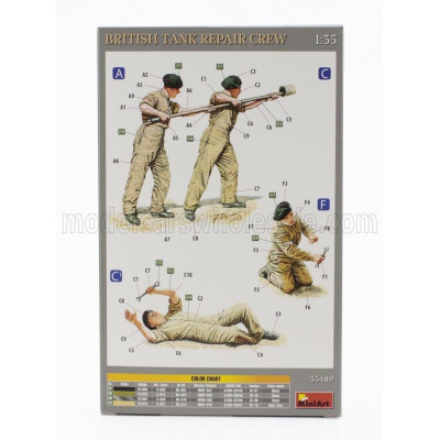 MINIART FIGURES SOLDIER MILITARY BRITISH TANK REPAIR CREW 1/35