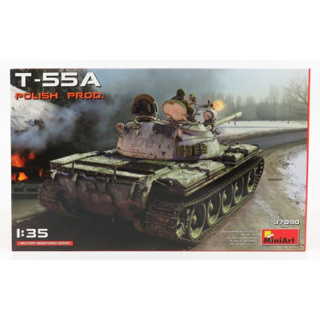 MINIART TANK T55A POLISH TANK 1/35
