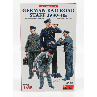 MINIART FIGURES GERMAN RAILROAD STAFF 1930-40s 1/35