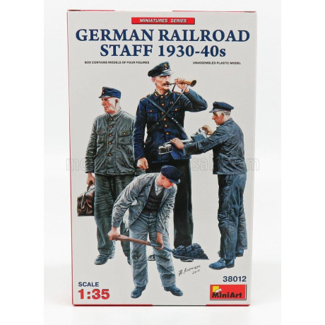 MINIART FIGURES GERMAN RAILROAD STAFF 1930-40s 1/35