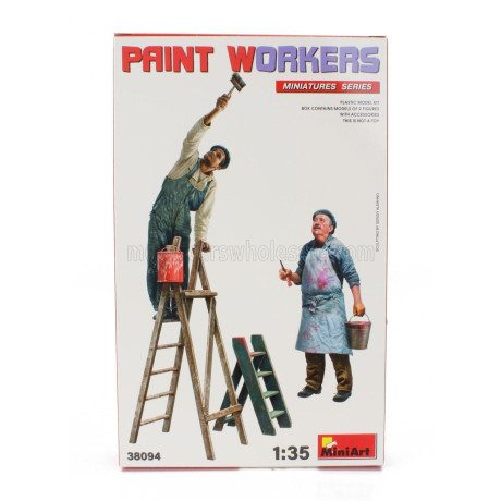 MINIART FIGURES PAINT WORKERS 1/35