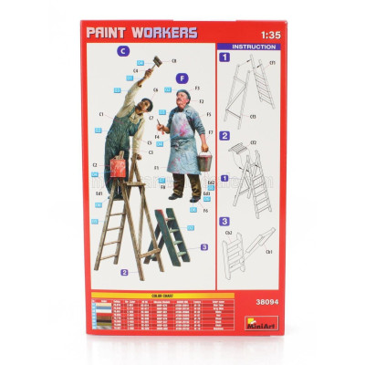 MINIART FIGURES PAINT WORKERS 1/35