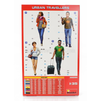 MINIART FIGURES URBAN TRAVELLERS 1/35