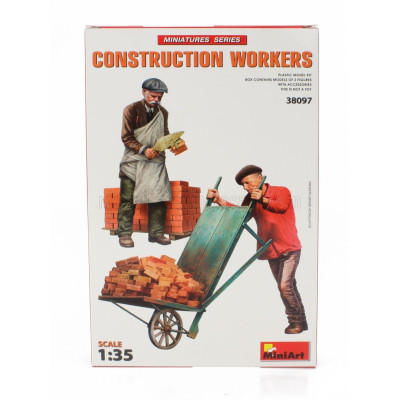 MINIART FIGURES CONSTRUCTOR WORKERS 1/35
