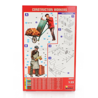 MINIART FIGURES CONSTRUCTOR WORKERS 1/35