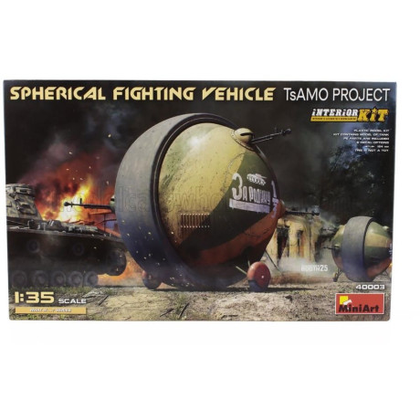 MINIART ACCESSORIES SPHERICAL FIGHTING MILITARY VEHICLE 1/35
