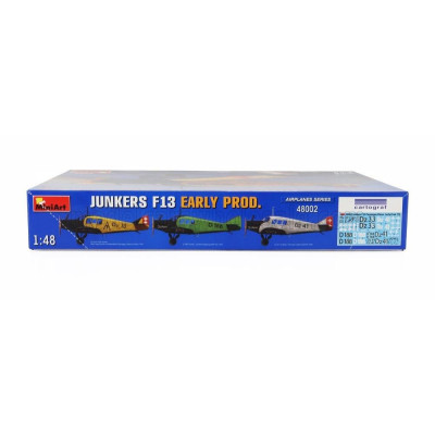 MINIART JUNKERS F13 MILITARY AIRPLANE 1942 1/48