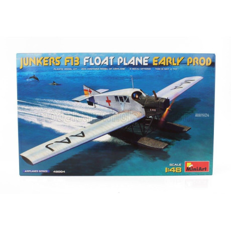 MINIART JUNKERS F13 FLOAT PLANE MILITARY AIRPLANE 1942 1/48