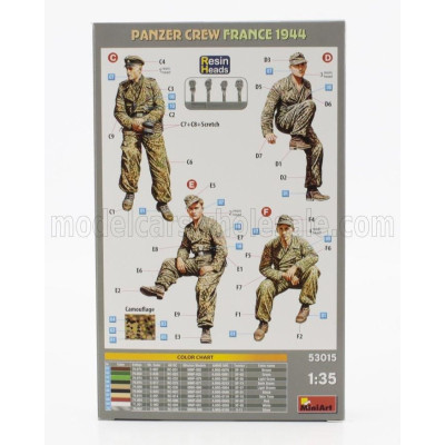 MINIART FIGURES SOLDIER MILITARY PANZER CREW 1/35
