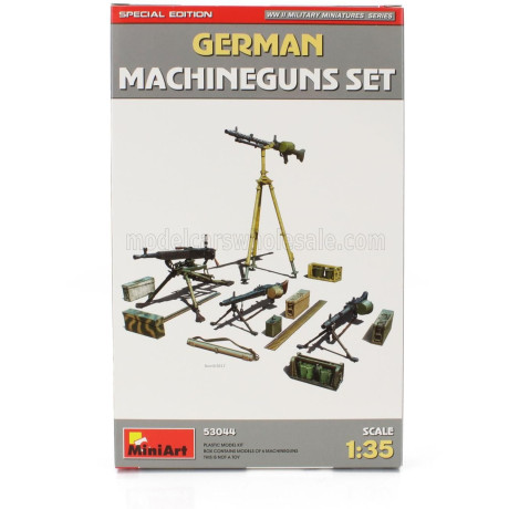 MINIART ACCESSORIES GERMAN MACHINEGUNS MILITARY SET 1/35