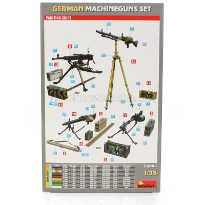 MINIART ACCESSORIES GERMAN MACHINEGUNS MILITARY SET 1/35