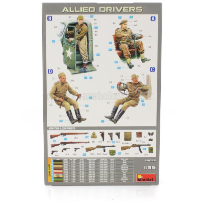 MINIART FIGURES ALLIED MILITARY DRIVERS 1/35