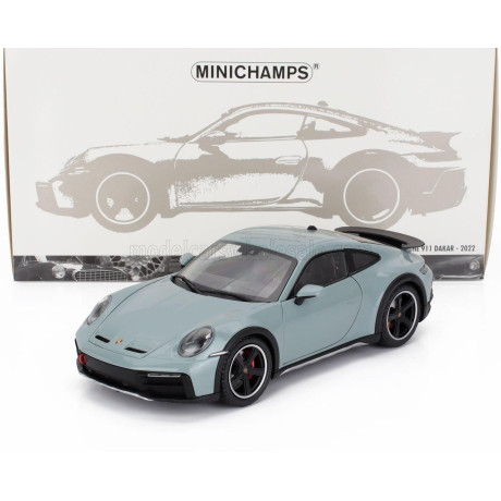 MINICHAMPS PORSCHE 911 992 DAKAR COUPE 2022 - GREEN MET 1/18