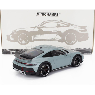 MINICHAMPS PORSCHE 911 992 DAKAR COUPE 2022 - GREEN MET 1/18