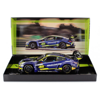 MINICHAMPS BMW 4-SERIES M4 GT3 TEAM WRT N 46 4h LE CASTELLET 2024 VALENTINO ROSSI - MAXIME MARTIN - RAFFAELE MARCIELLO - BLUE YE