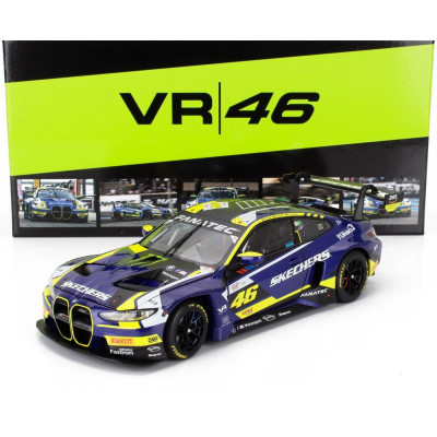 MINICHAMPS BMW 4-SERIES M4 GT3 TEAM WRT N 46 4h LE CASTELLET 2024 VALENTINO ROSSI - MAXIME MARTIN - RAFFAELE MARCIELLO - BLUE YE