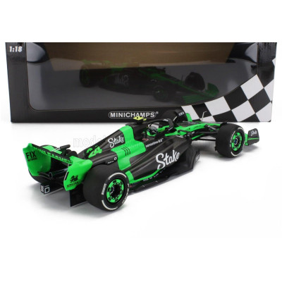 MINICHAMPS SAUBER F1  C44 TEAM STAKE KICK N 24 SEASON 2024 ZHOU GUANYU - GREEN BLACK 1/18