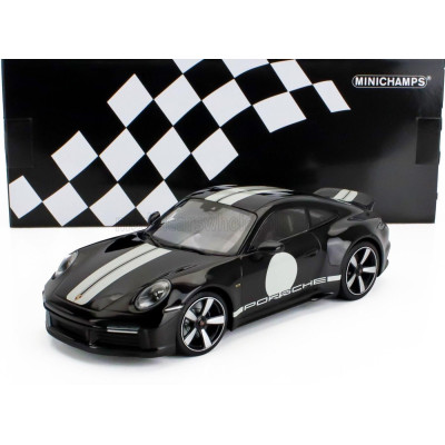 MINICHAMPS PORSCHE 911 992 SPORT CLASSIC COUPE 2022 - BLACK 1/18
